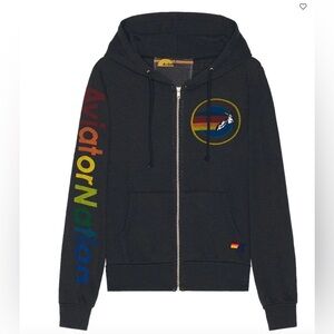 Aviator Nation Venice Zip Hoodie- worn once